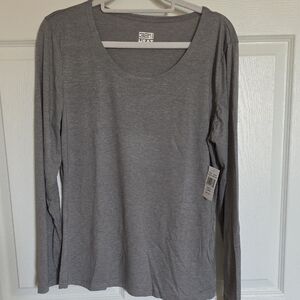 32 Degrees Women's Gray Long Sleeve Top